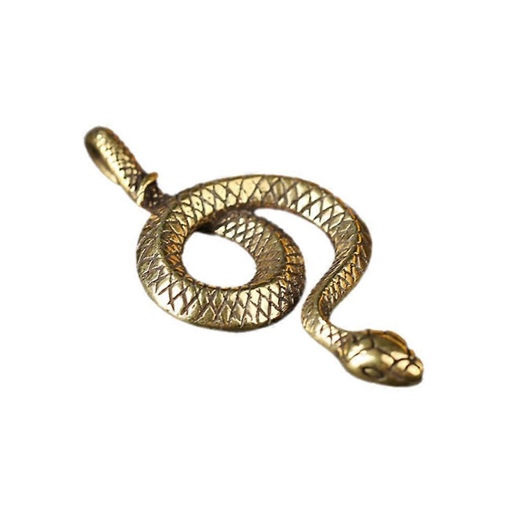 Kinesisk lyckoorm nyckelring legering bilnyckelring väska hänge retro charm för lycka rikedom mode accessoar gåva