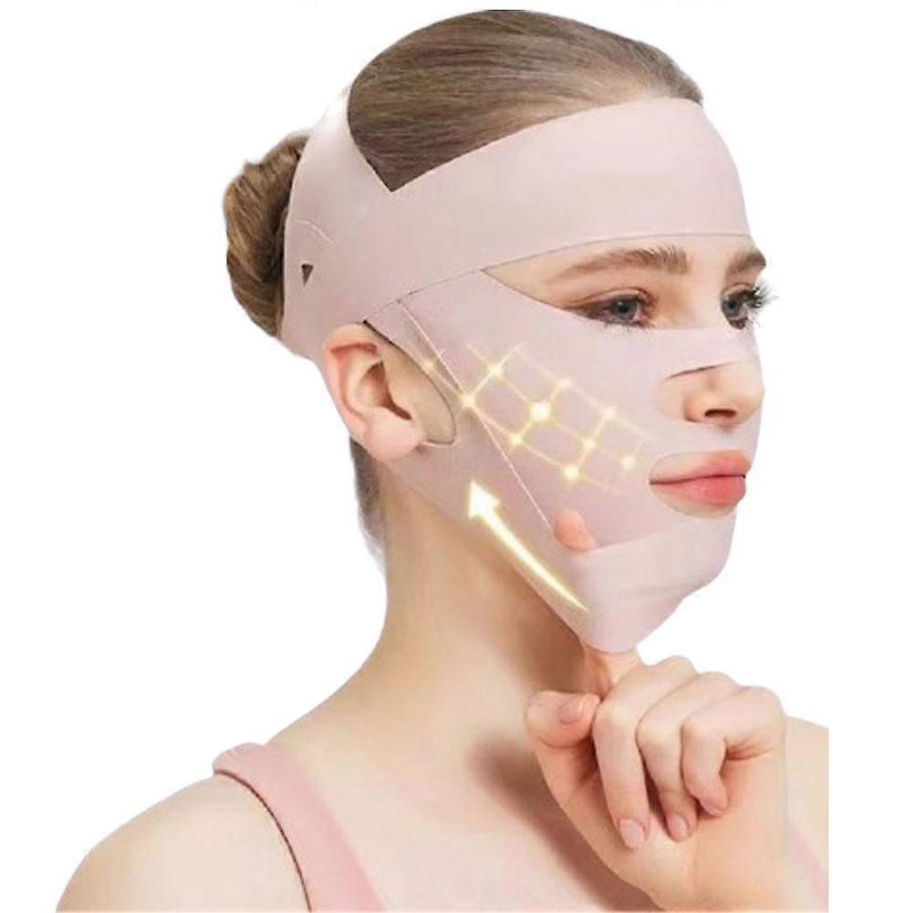 Upgraded Face Mask Lift Up Reduce Double Chin Wrinkle 3D Firming V Belt Face