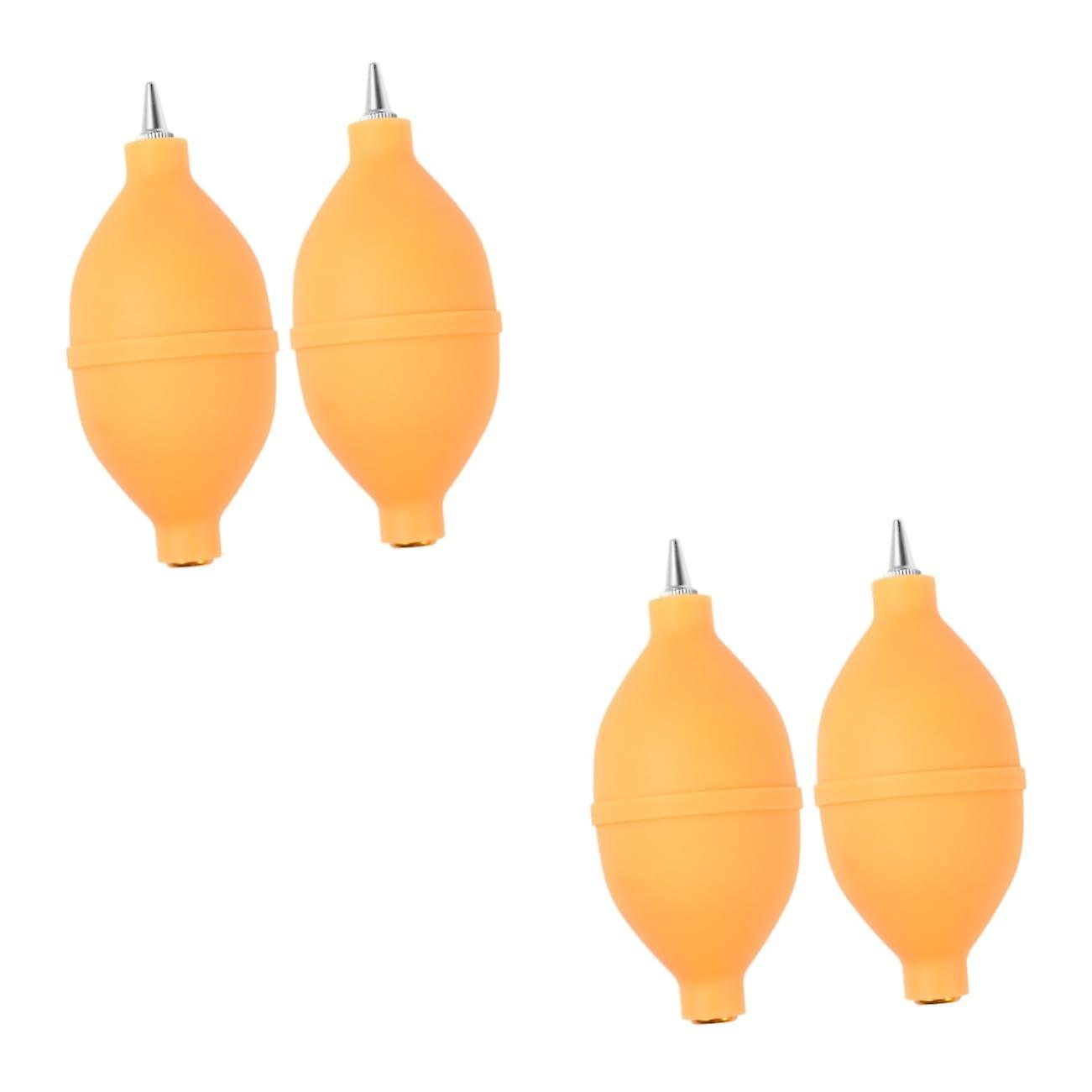 Camera Cleaning Bulb Vacuum Cleaner - Pack of 4 Air Blowers for Keyboard, Fan, and Lens Dust Removal Tools