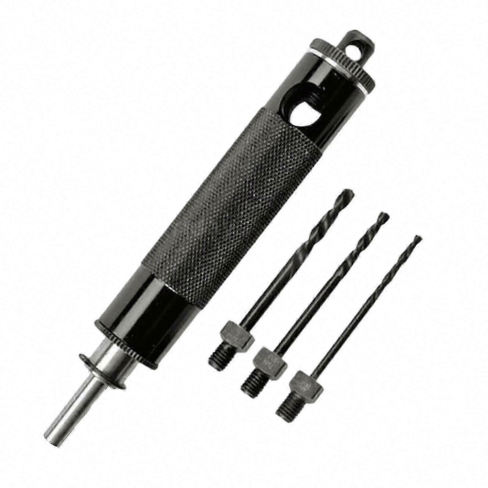 Air Capital Automatic Rivet Removal Tool 65007 Black 3pcs Riveting Drill Kit