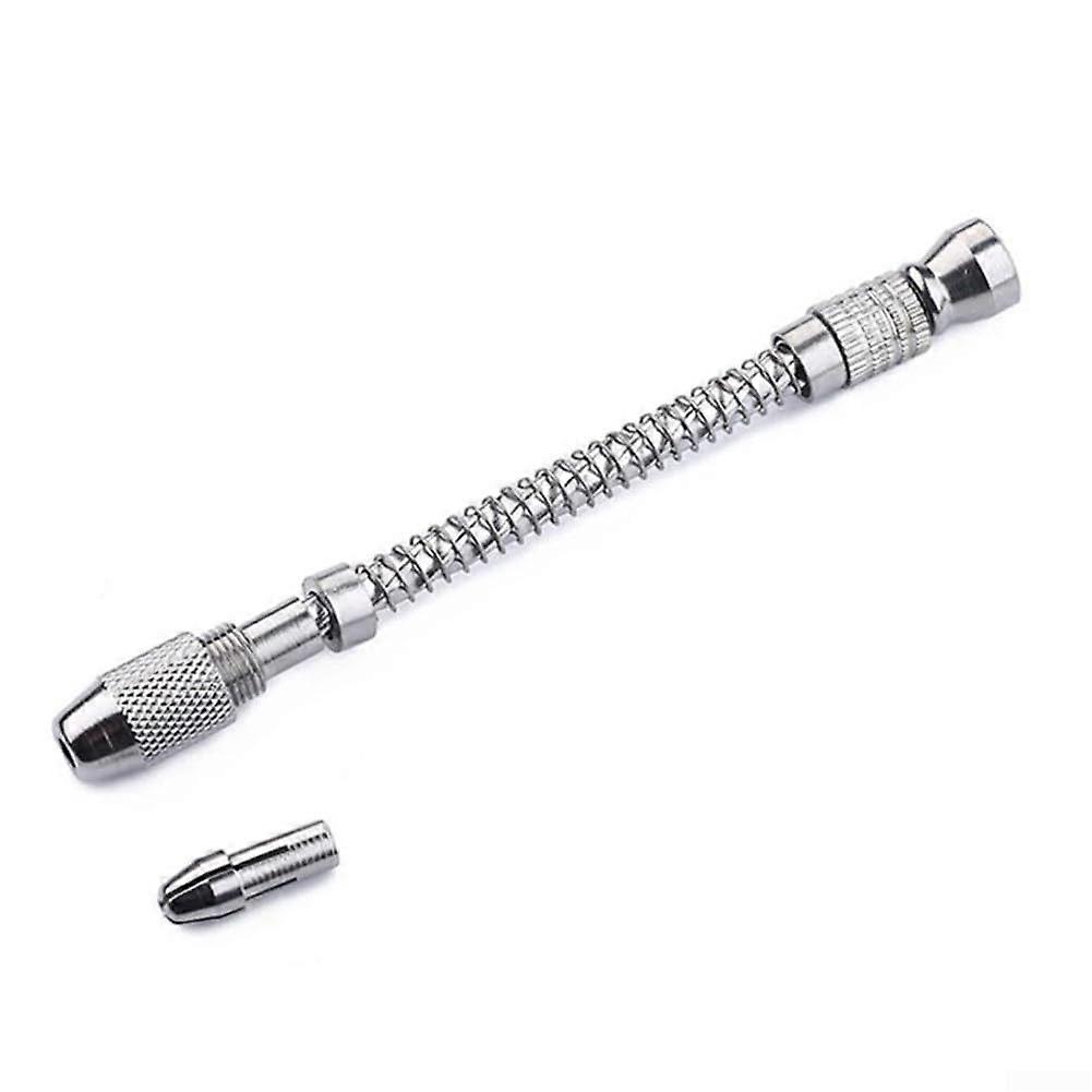 Semi-Automatic Spiral Hand Drill for Woodworking, Portable Mini Drill with Adjustable Switch, Ideal for Resin Polymer Clay DIY Jewelry