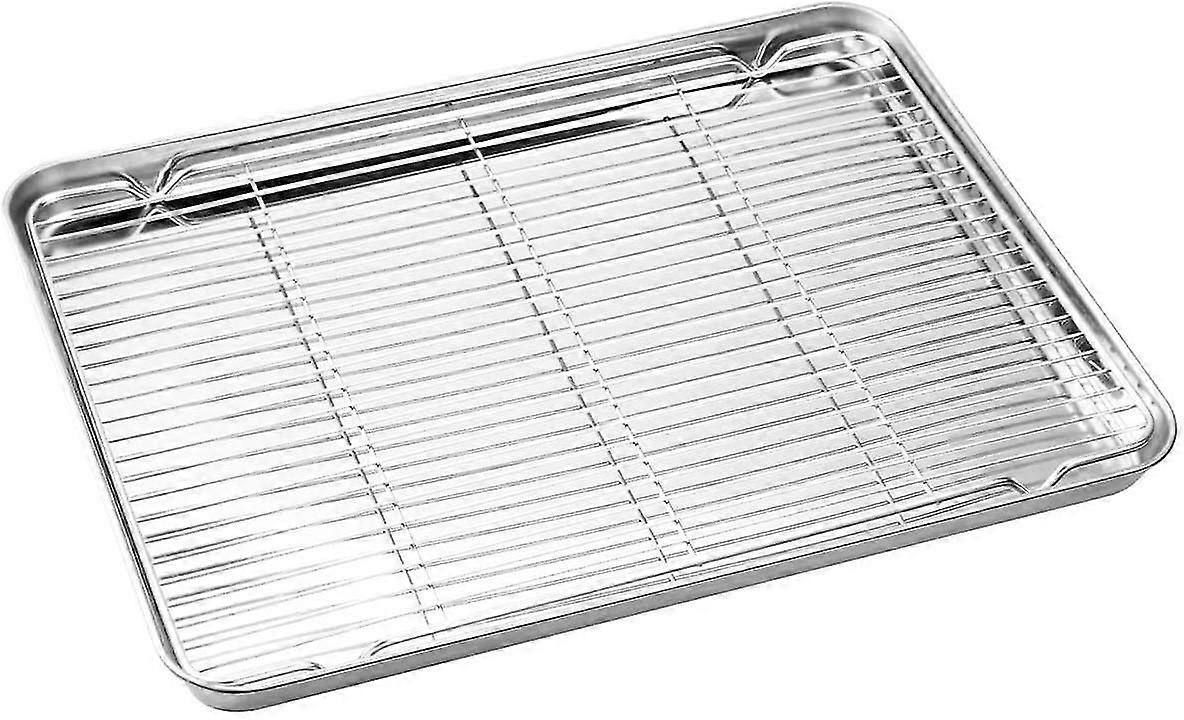 Baking Tray With Wire Rack, Stainless Steel Oven Tray/cooling Rack Rectangular