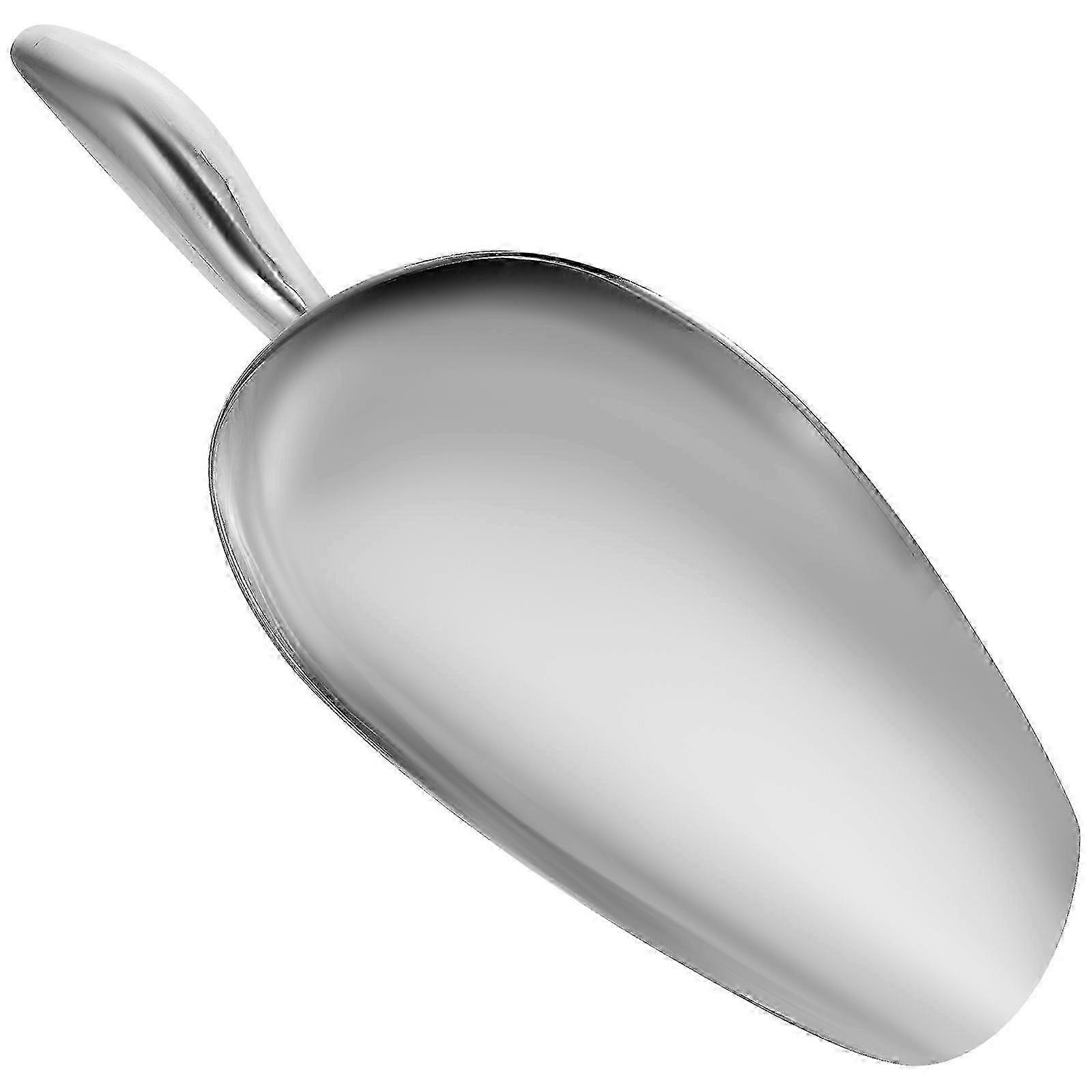 Silver Spice Spoon & Ice Cube Scoop for Tea, Candy, and Kitchen Use - 30x12x10.5cm Utility Tool