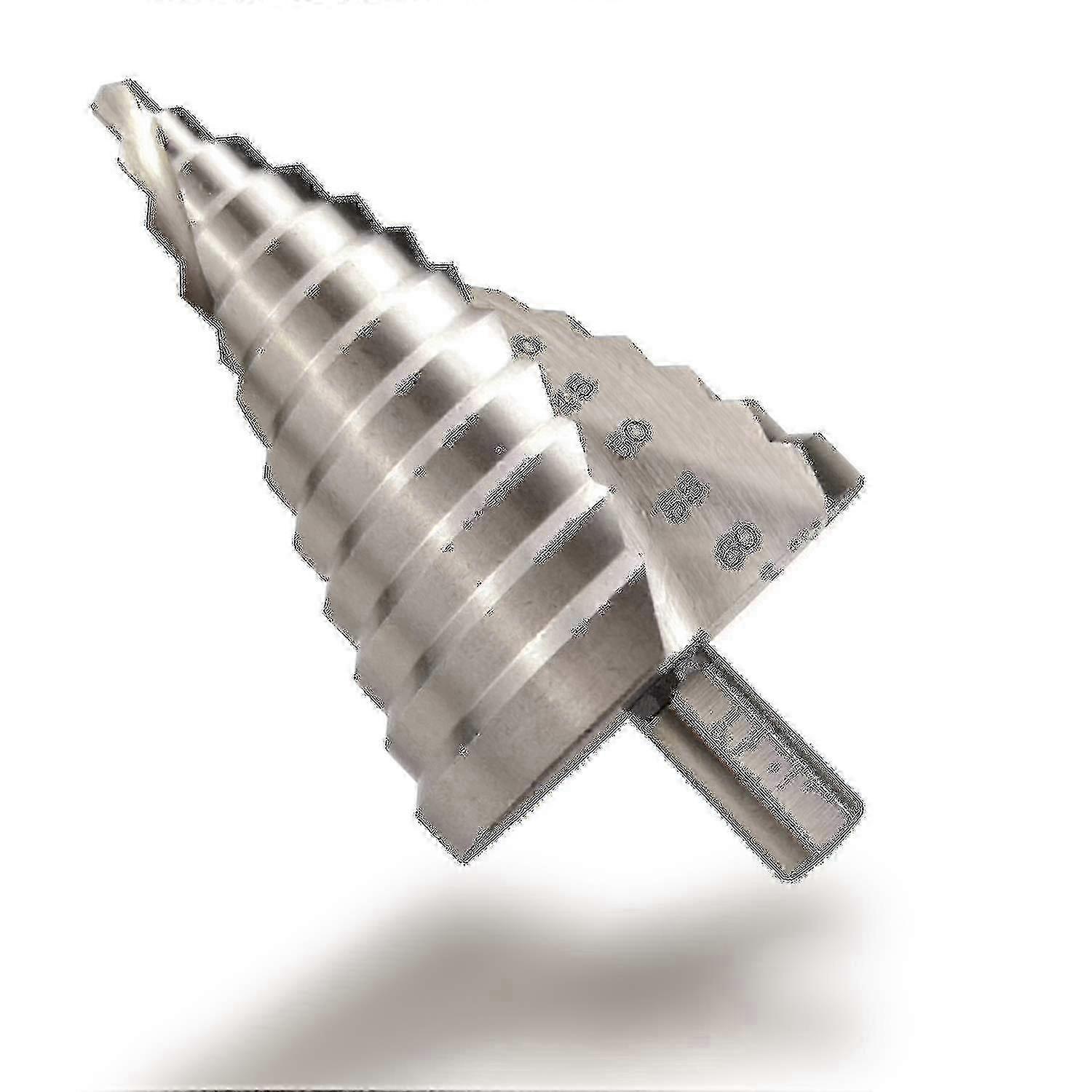 HSS Step Drill Bit 6-60mm with 12 Steps for Spiral Conical Slot Countersink