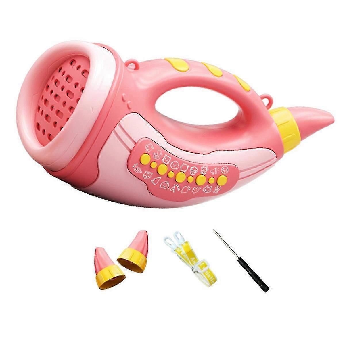 بوق ضربة موسيقي محسن للأطفال: 30 صوتا للحيوانات ، مضخم صوت لتمارين الرئة وهدية عيد ميلاد