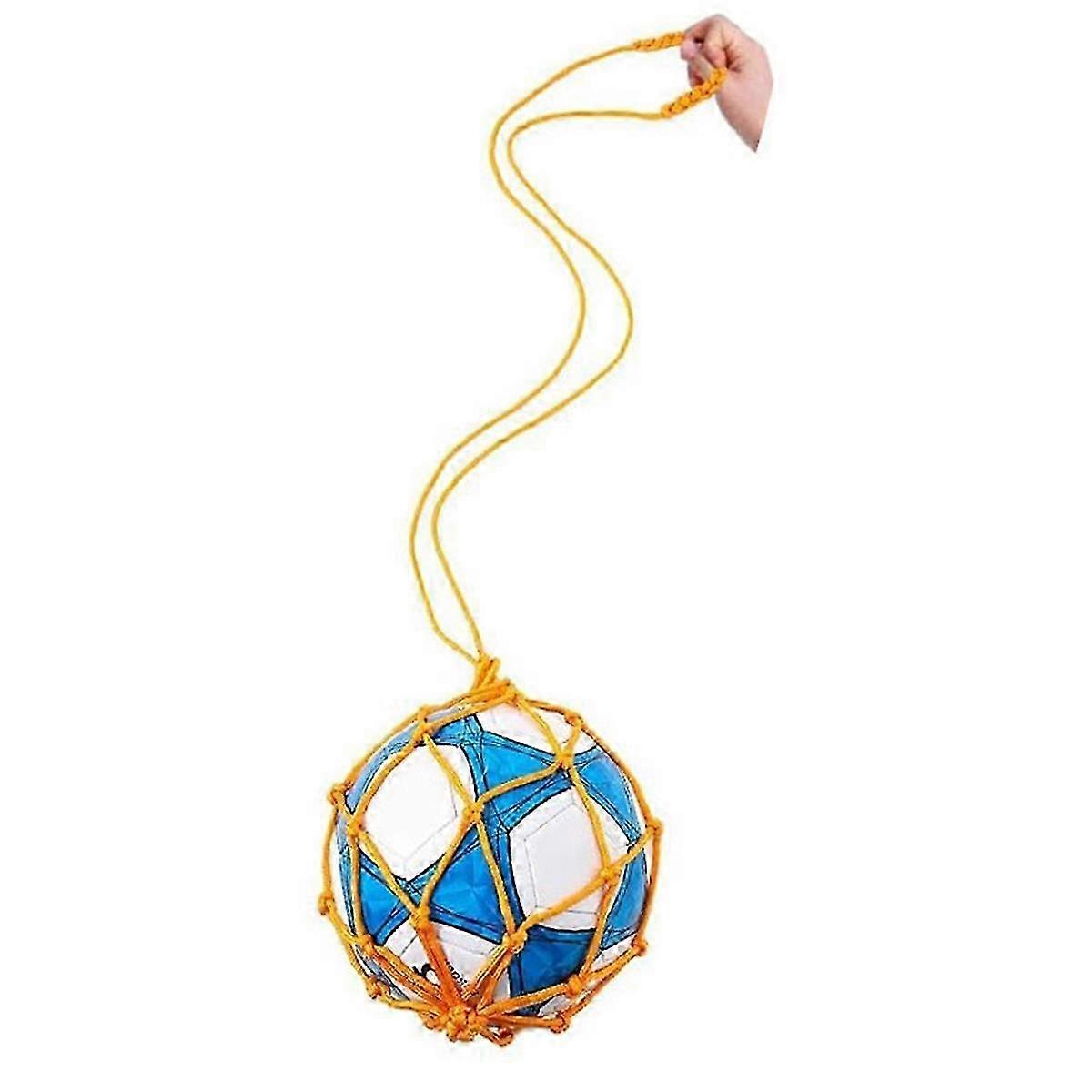 Yellow Football Ball Net Bag, Net Bag Football Training, Portable Ball Bag (Excluding Football)