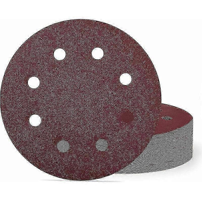 Δίσκοι λείανσης 180mm 240 Grit - 40 Pack με 8 τρύπες για τριβείο τοίχου