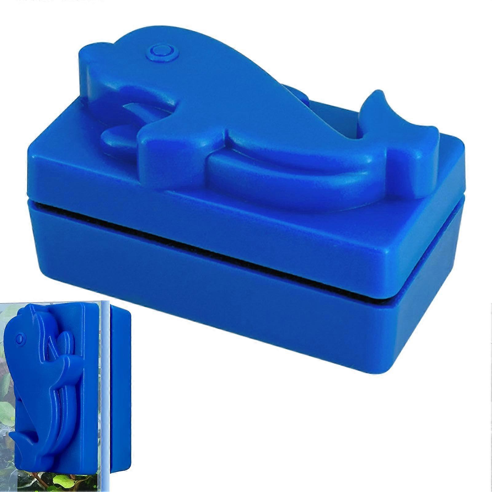 Fish Tank Magnetic Glass Cleaner With Scrubber Pads And Algae Scraper, Aquarium Cleaning Tool, Compatible With Tanks