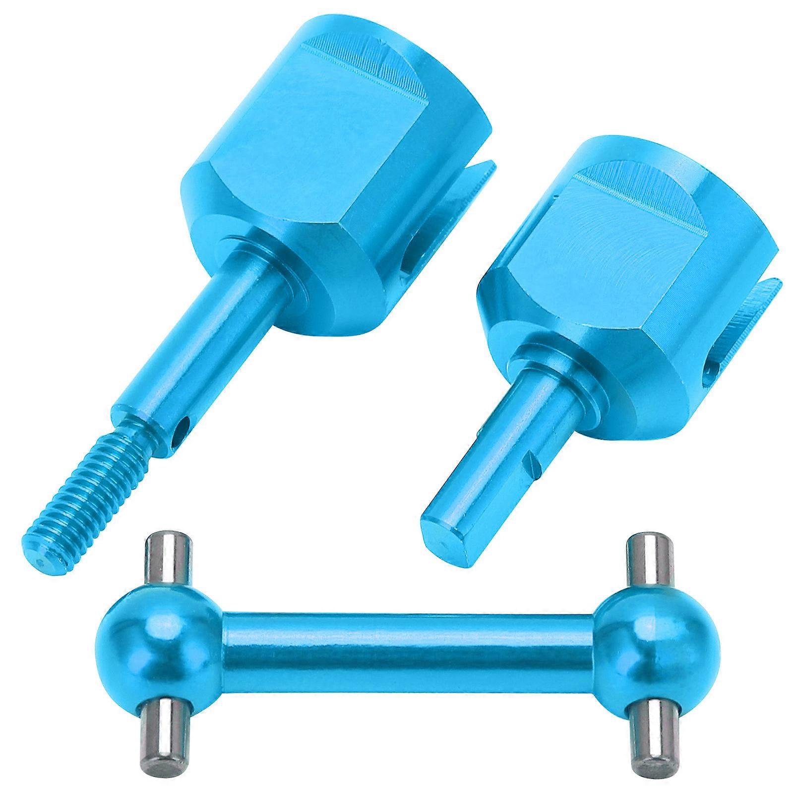 Front Axle Aluminum Alloy Lightweight Joint Drive Shaft Set with Connector Cups for Tamiya TT02 RC Car