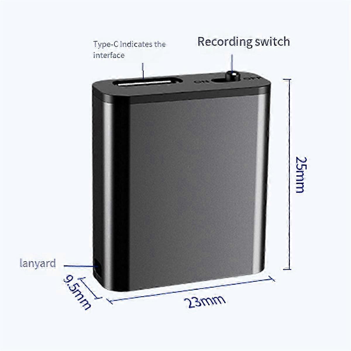 Voice Activated Recorder 0.25cm 8GB Digital Audio Recording Device