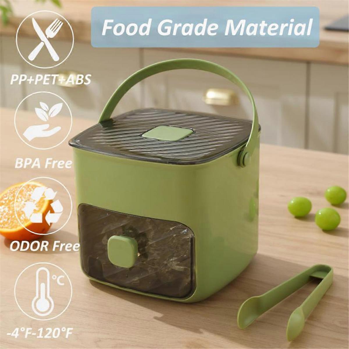 48 Grid Cube Mold Reusable Refrigerator Ice Maker Food Grade Ice Storage Box Home Ice Making Tool Cube Tray Mold