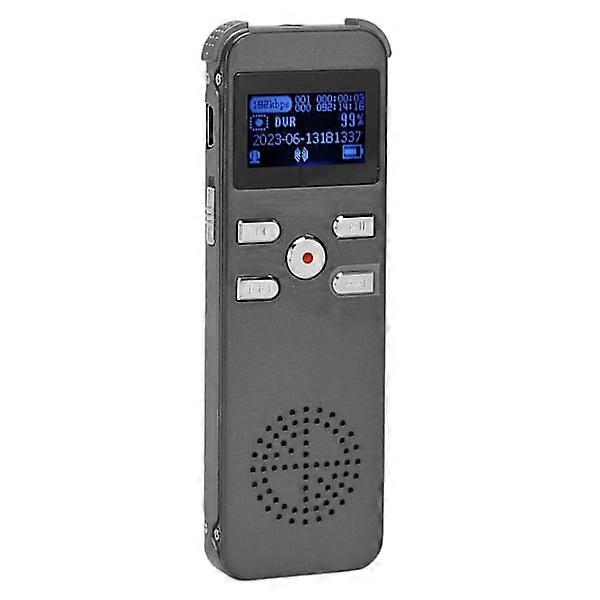 Digital Voice Recorder HD Noise Reduction Power Off Saving Timed Recording Voice Recording Device MP3 Player 16G