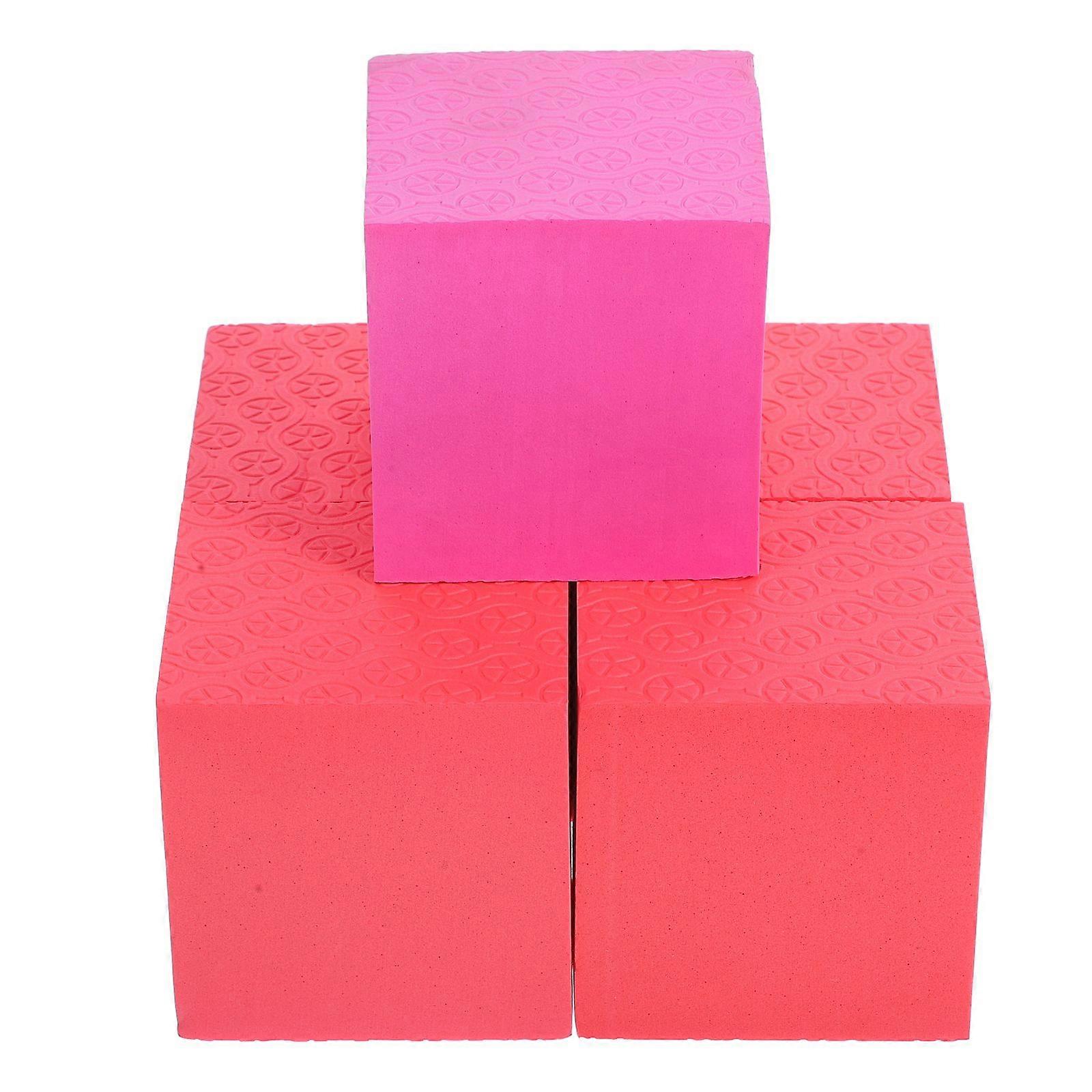5PCS Colorful Cube Block DIY Design Model Block Sponge Block Cube Cube Training Aid Solid Geometry Studing Tools for Kids Teacher Use Size 8CM Random 