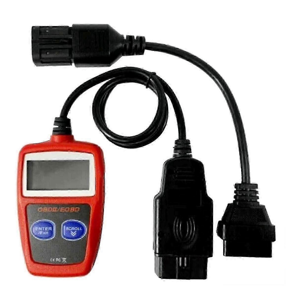 Καλώδιο σύνδεσης μοτοσικλετών OBD ATV OBD2 στο διαγνωστικό ανιχνευτή MultiLangu JR2025032600227 a 8 καρφιτσών Adapter+MS309 OBD2