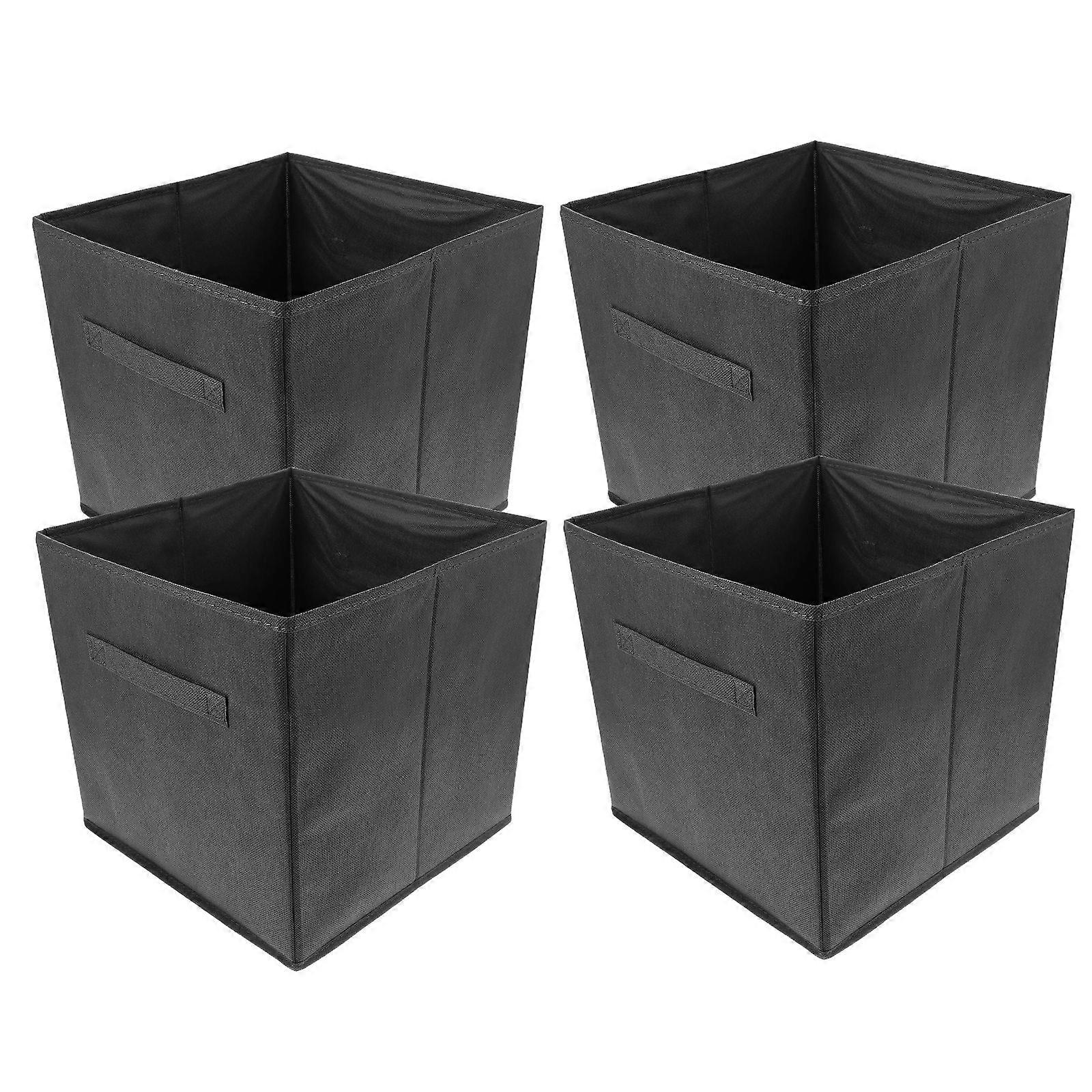 Foldable Storage Cube Fabric Storage Container Easy Access For Clothes Closet Shelves 11.20X11.20X11.20in 4Pcs