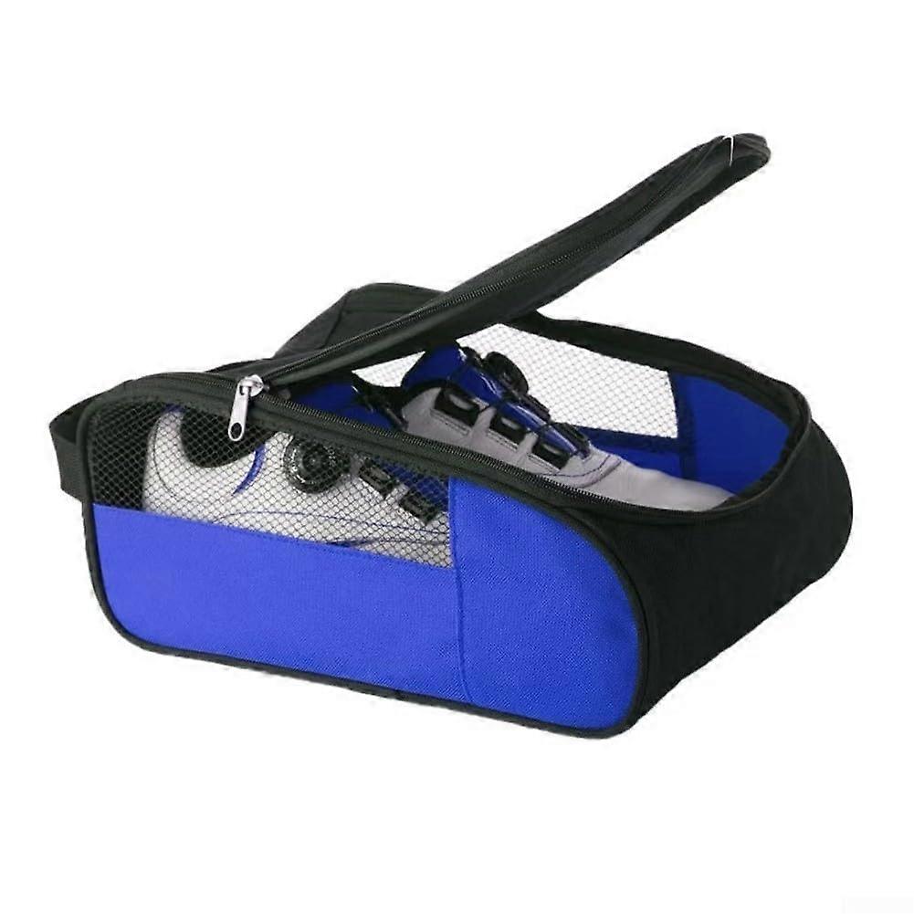 Oversized Dustproof and Waterproof Sports Shoe Bag for Golf Carry Case Blue Large Capacity