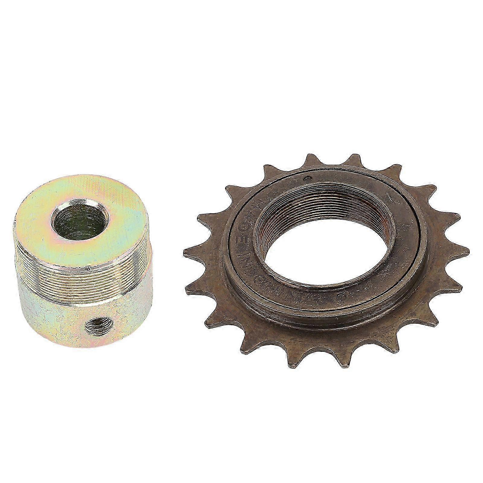 Single Speed Bike Freewheel 18T Threaded Bicycle Freewheel with 13mm Connector Cycling Replacement AccessoryYMQX) Edition 0909