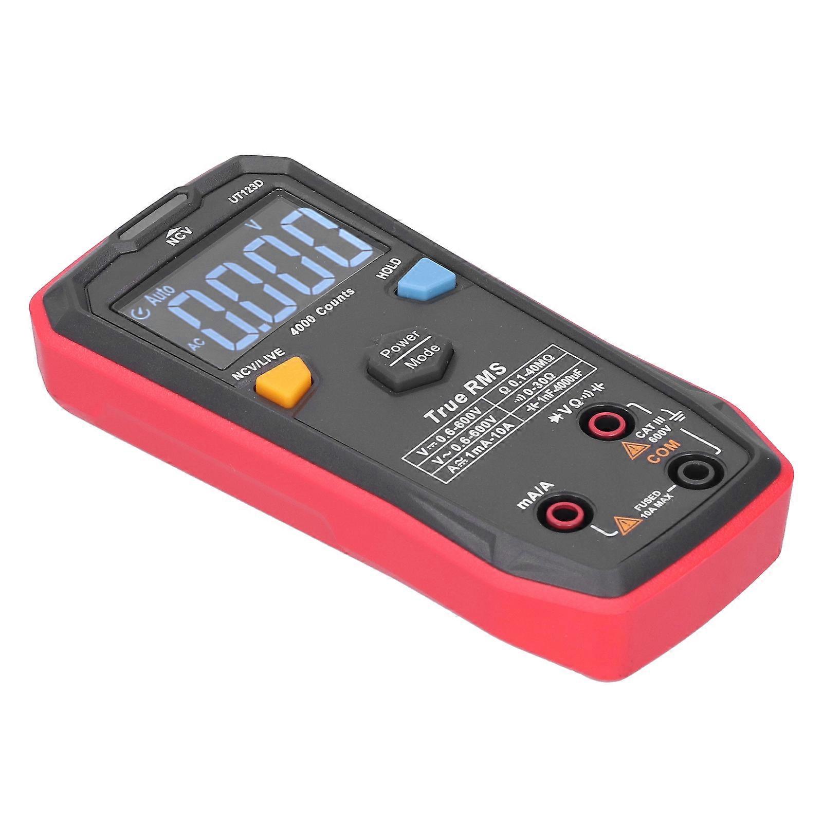 UT123D Digital Multimeter High Accuracy 600V AC/DC Testing