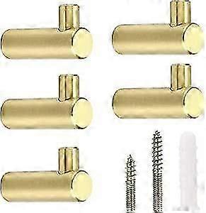1-pack decorative gold brass hook, wall hook, towel hook, L-shaped coat rack