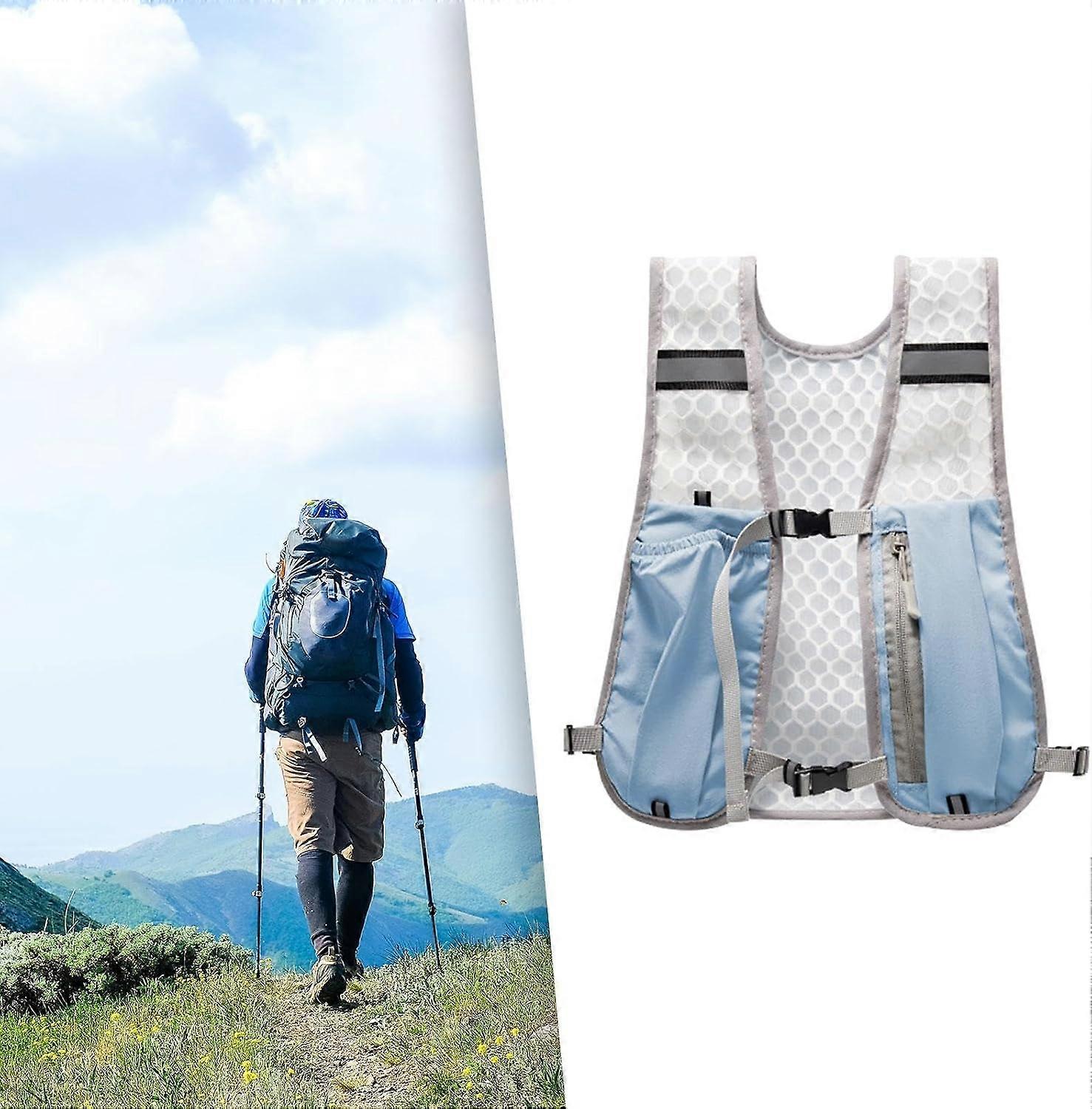 Breathable Rucksack for Hiking and Jogging, Hydration Pack, Nylon, Hydration Bladder Compatible, Adjustable Straps