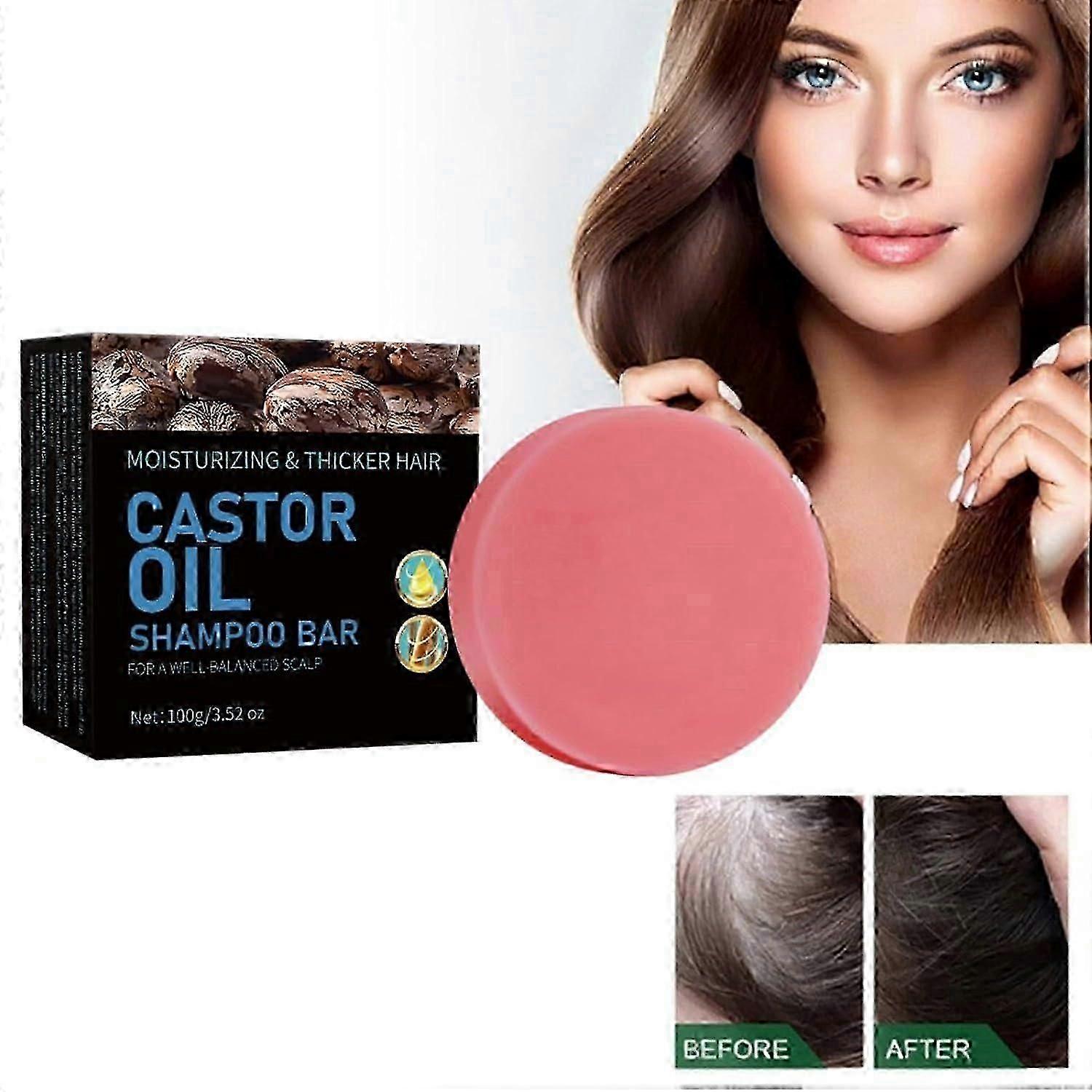 high quality Castor Oil Shampoo Bar for Hair Hydration and Strength,Hydrating & Moisturizing Bar Shampoo for Dull & Dry Hair