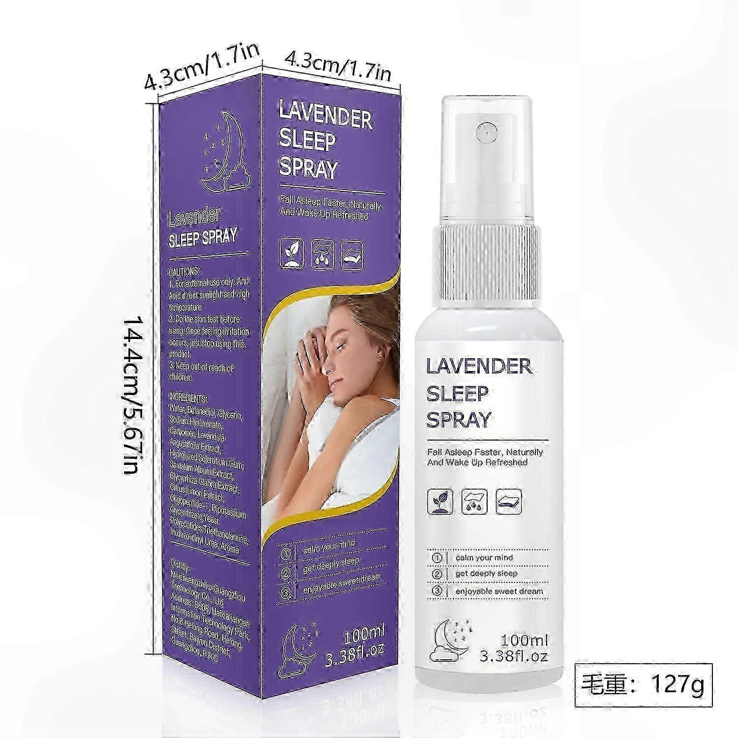 Aromatherapy Mist for Sleep and Relaxation | 100ml Pillow Spray for Stress Relief and Linen Freshening | 3.38 fl oz Calming Room Spray