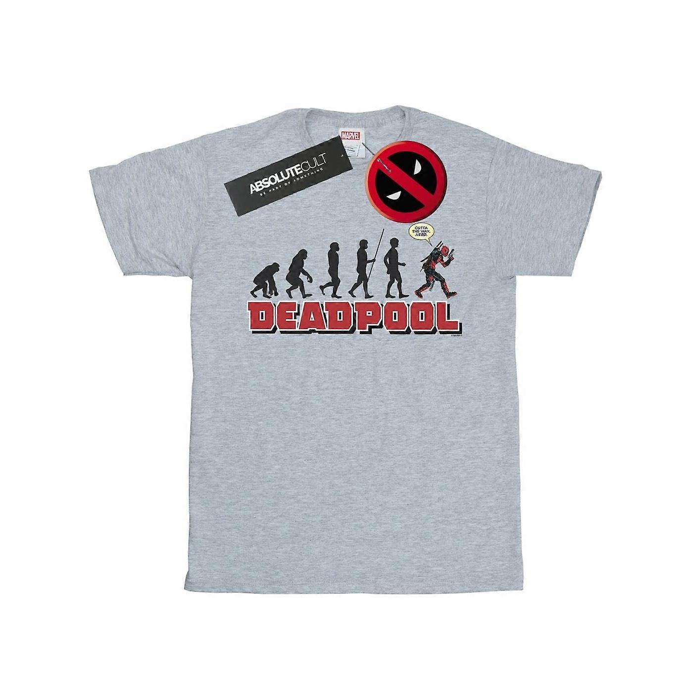 Marvel Femmes/Dames Deadpool Evolution Coton Boyfriend T-Shirt