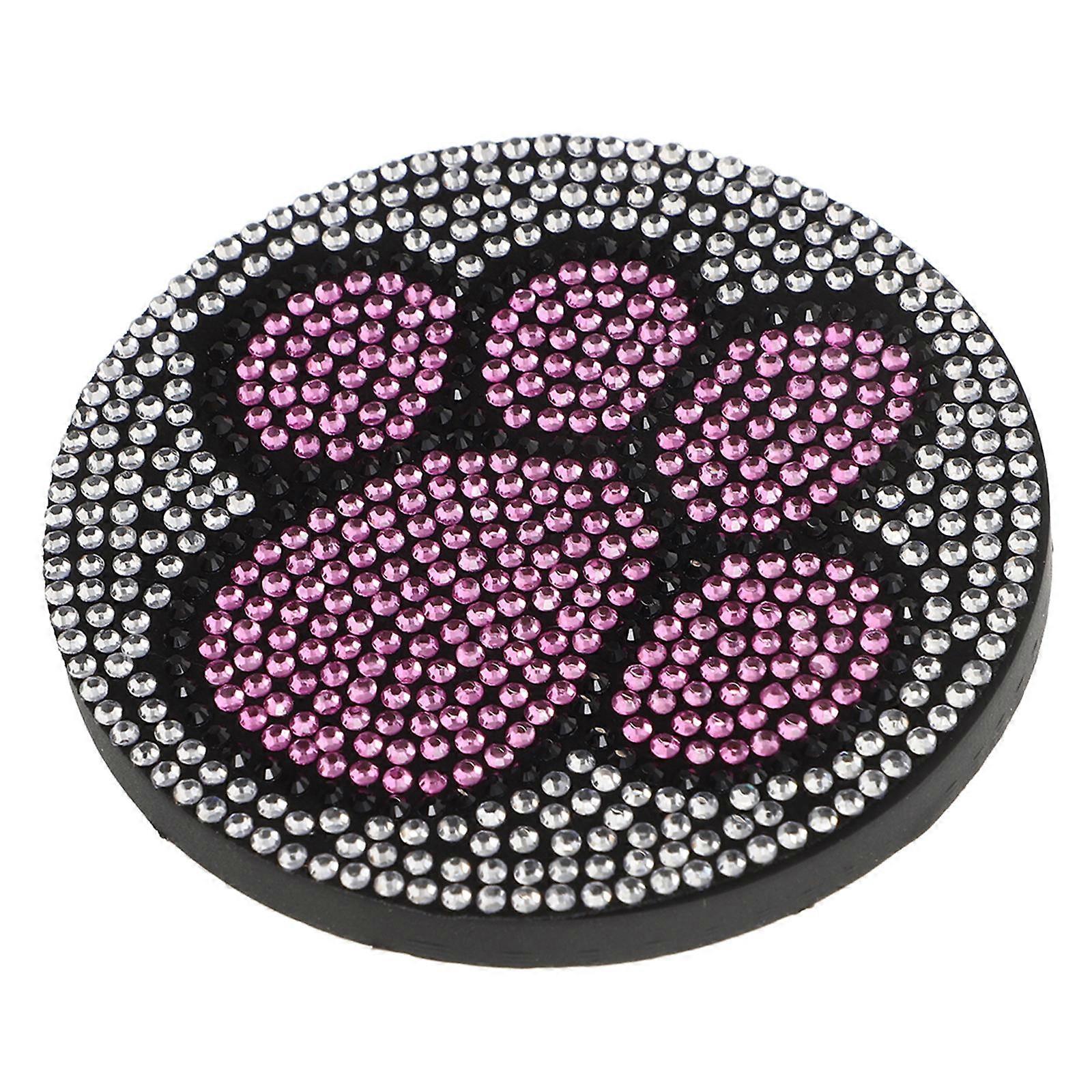 Car Accessory Cup Coasters For Cars Nonslip Versatile Use Multi Color PVC Material 6.70X6.70X0.60CM 1Set