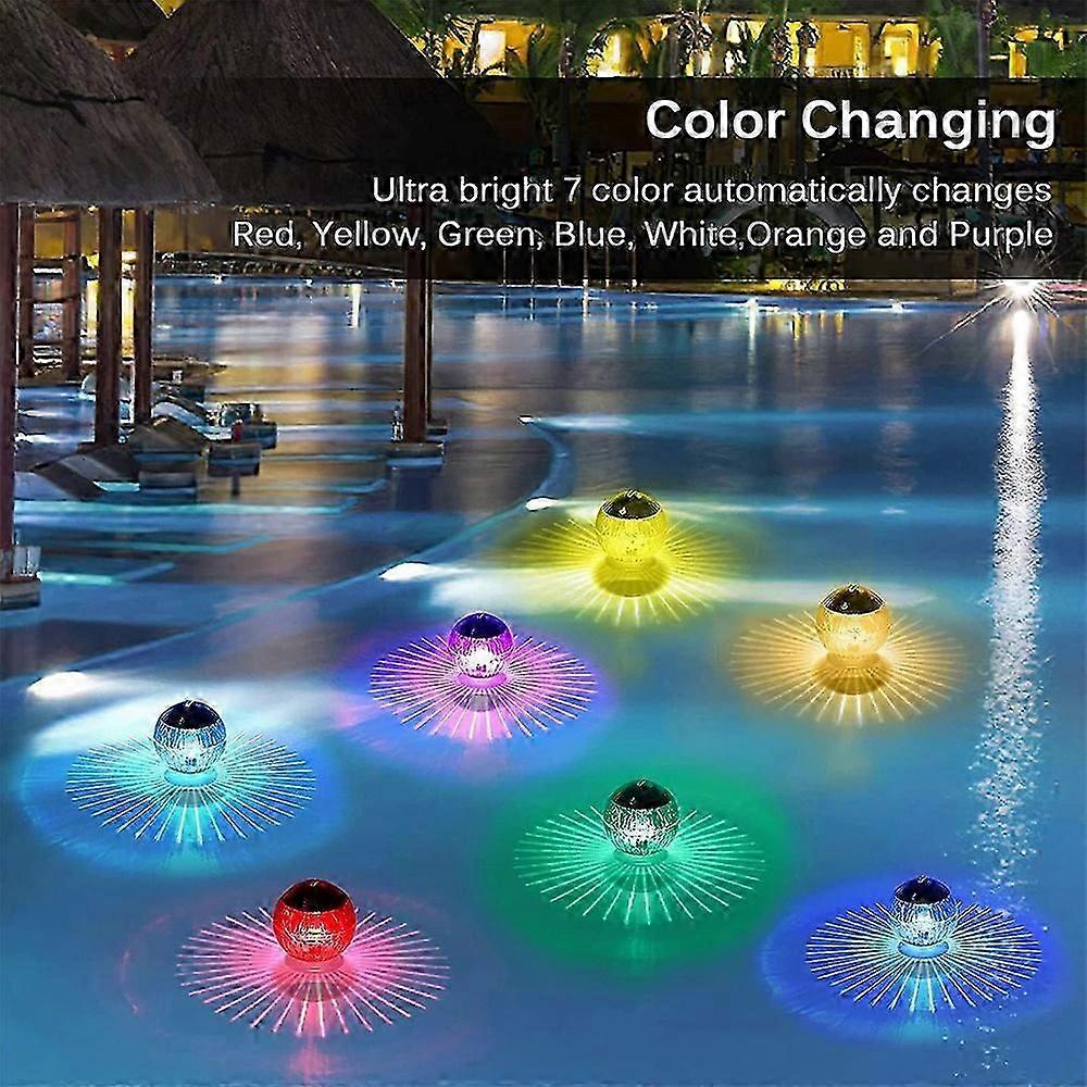 Solar Floating Light For Swimming Pool Garden 3pcs