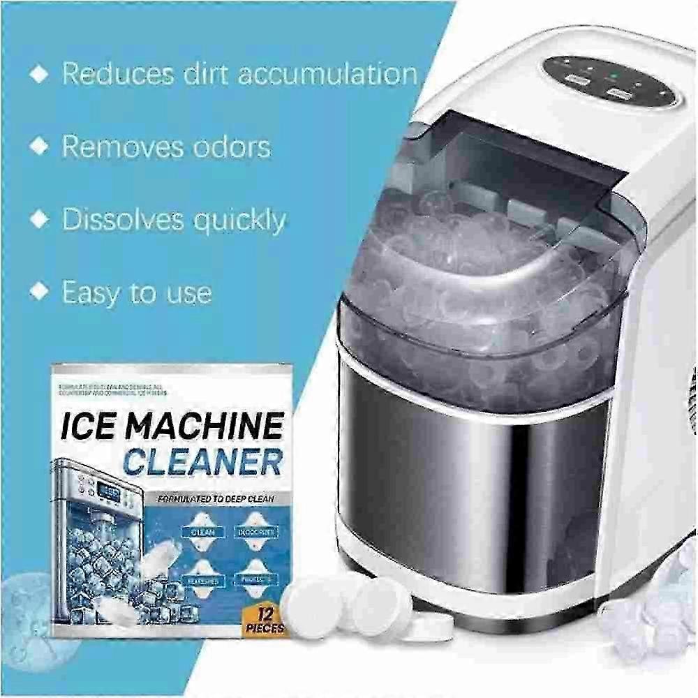 Ice Machine Cleaner Maker Descaler- 24 Pack Ice Maker Cleaner Tablets For Fridge