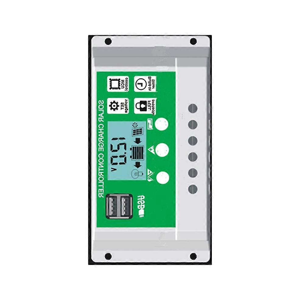 Solar Controller LCD Display 12V 20a Battery Charge Controller for Solar Lithium Ion Battery with Current Management 1Set
