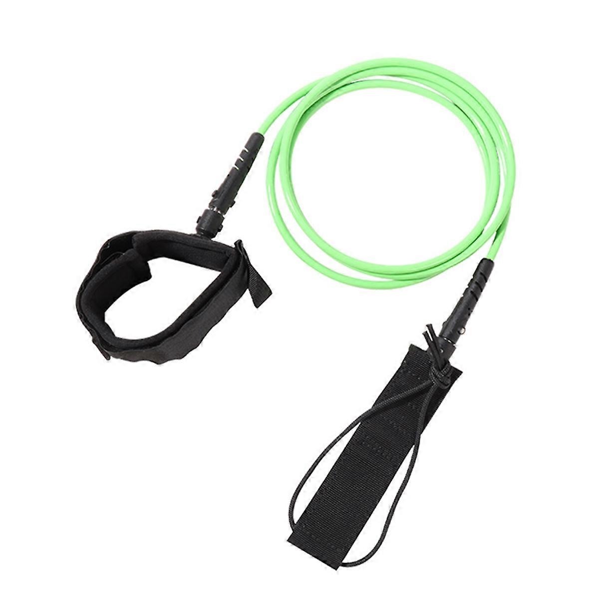 6mm/6ft Surfing Straight Leg Rope Water Surfing Paddle Board Accessories with Elastic TPU Water Ski
