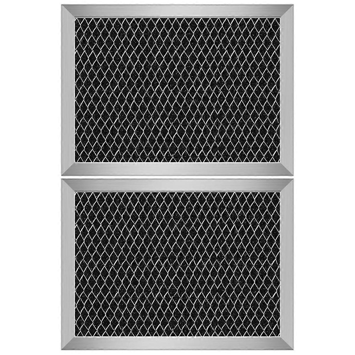 2Pcs Microwave Charcoal Filter Replacement for JX81B WB02X10733