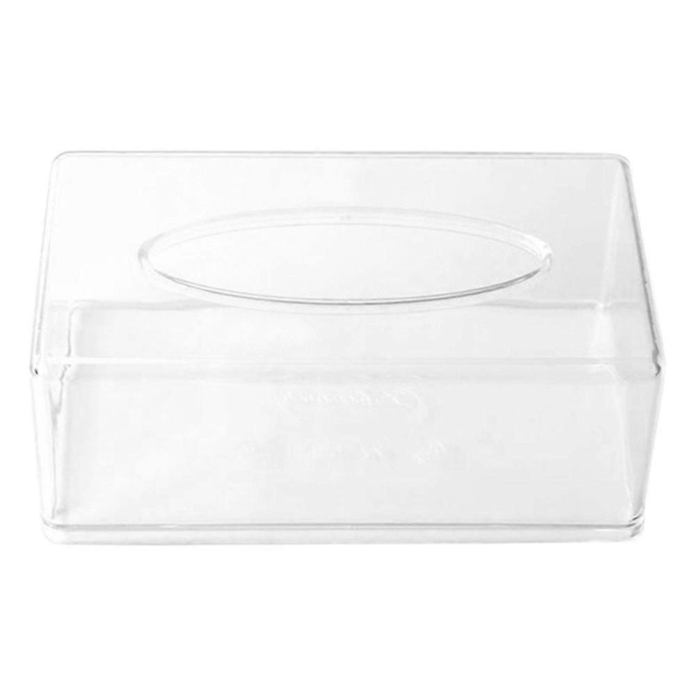 Transparent Acrylic Tissue Dispenser for Storage 4Pcs Rectangular Napkin Holder