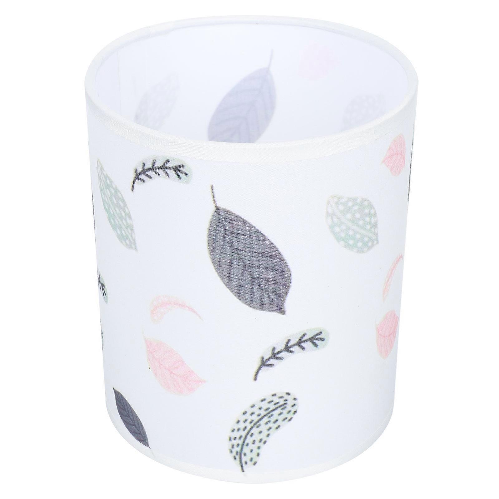 Simple Style Cloth Lampshade for Table Light Cover 2Pcs White