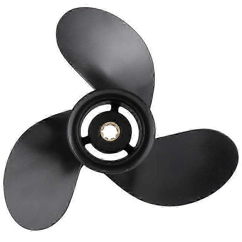 Marine Propeller 48-828156A12 Upgraded Aluminum Outboard Propeller 6/8/9.9/10/15HP for Mercury Outb