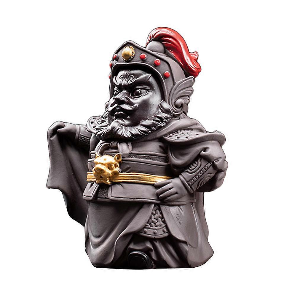 Tea Pet Decoration Resin Guan Statue for Decoration 3Pcs Color Change