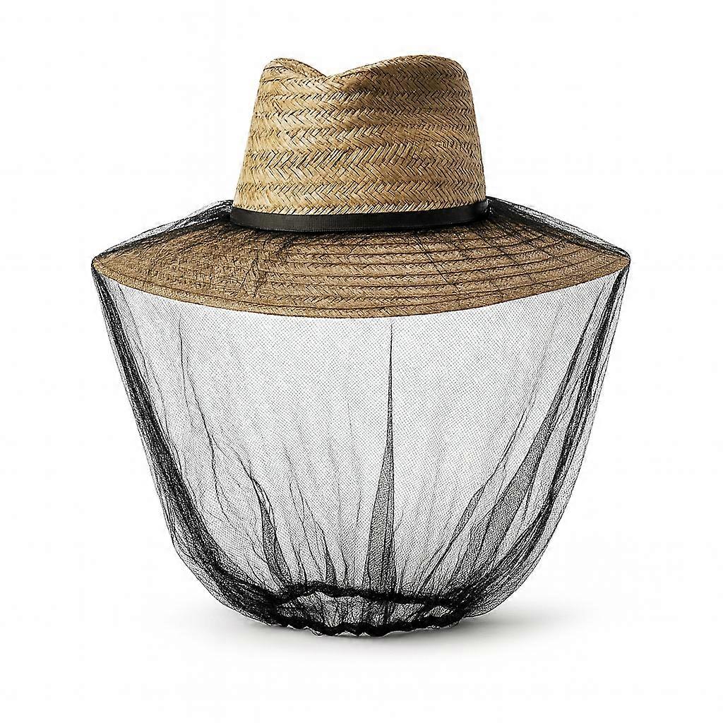 Mosquito Hat Net Head Protector Bee Bug Mesh Insect Mozzie Fishing Fly 