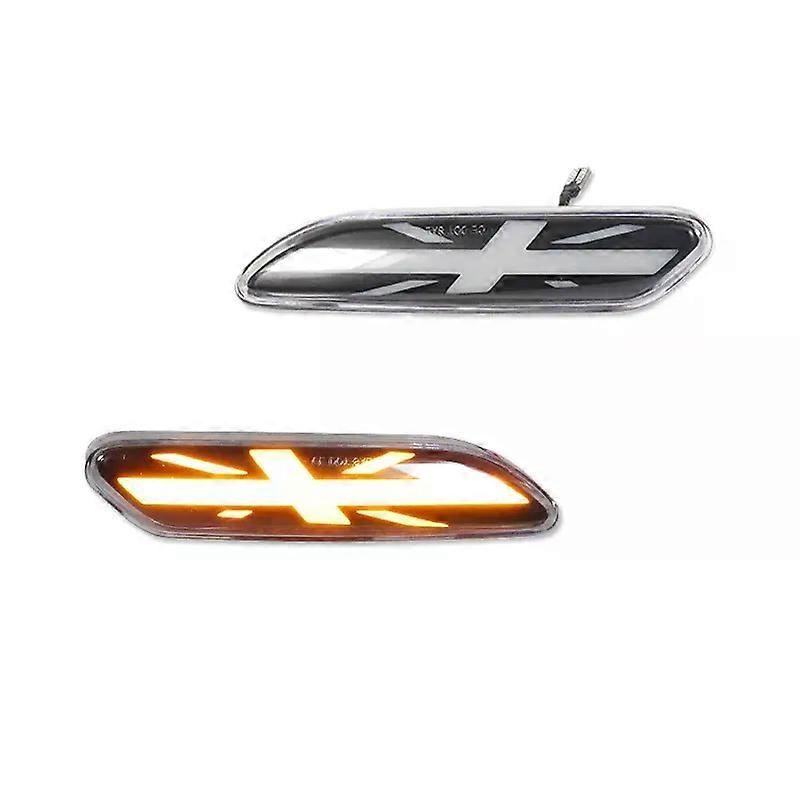 Apply Sequential Blink Amber LED Car Front Fender Side Marker Turn Signal Lights For MINI Cooper R60 Countryman R61 Paceman 2011-2016