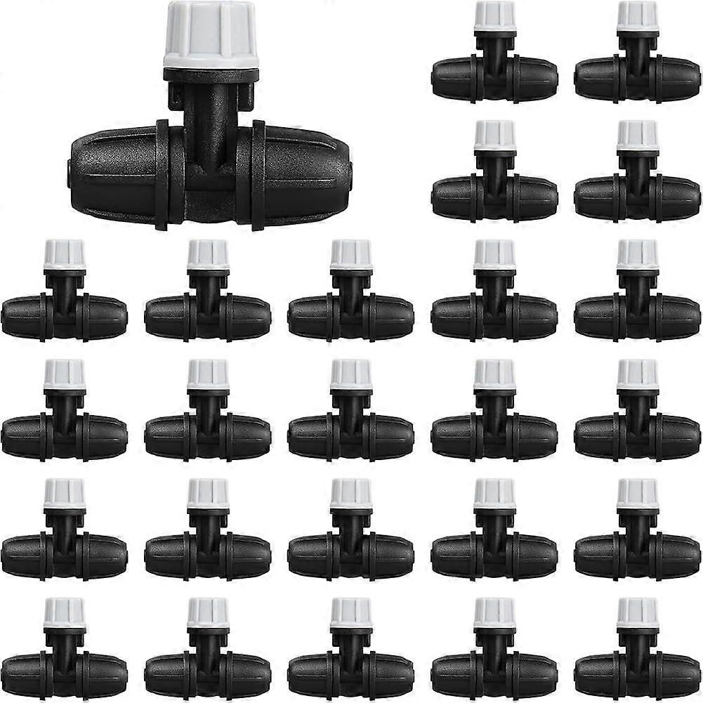 Drip Irrigation Misting Nozzles 30pcs With Construction And Antileak Lock Mechanism Compatible With Tubing