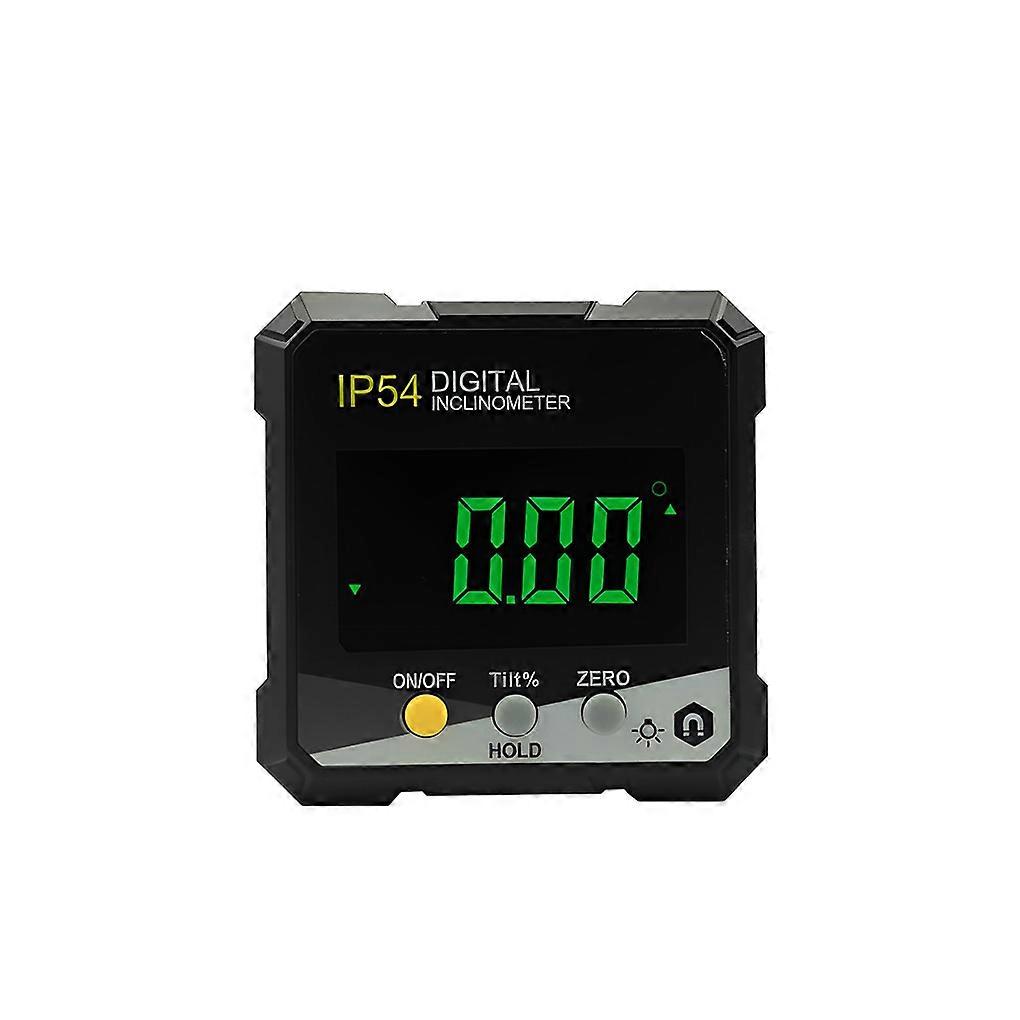 IP54 490° Digital Inclinometer Backlight Protractor Dustproof Goniometer