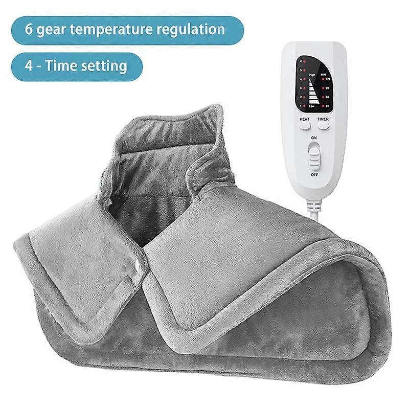 Graphene Heating Pad, Neck, Shoulder, and Back Heating Pads, 6 Heating Options,Heater Pain Relief Adjust Temperature Pads