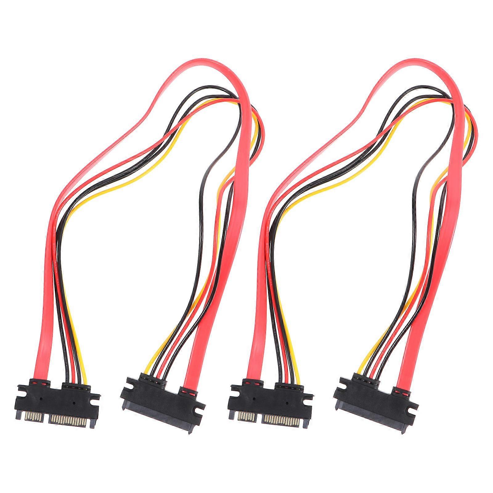 Power Adapter Cable Connector for Computer 2Pcs Power Extension Wire