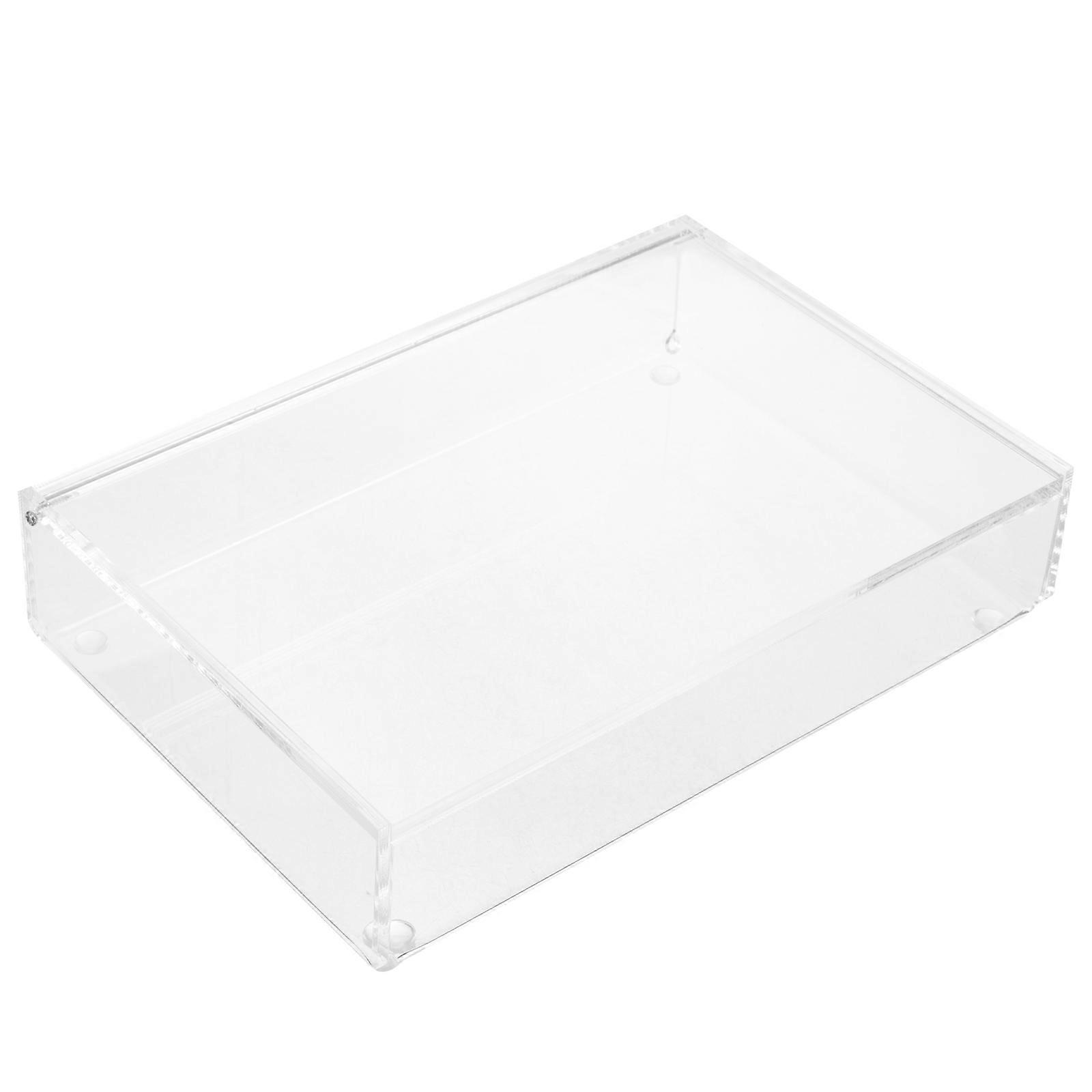 Acrylic Clear Box Multipurpose Storage Box for Trinkets 4Pcs Pack