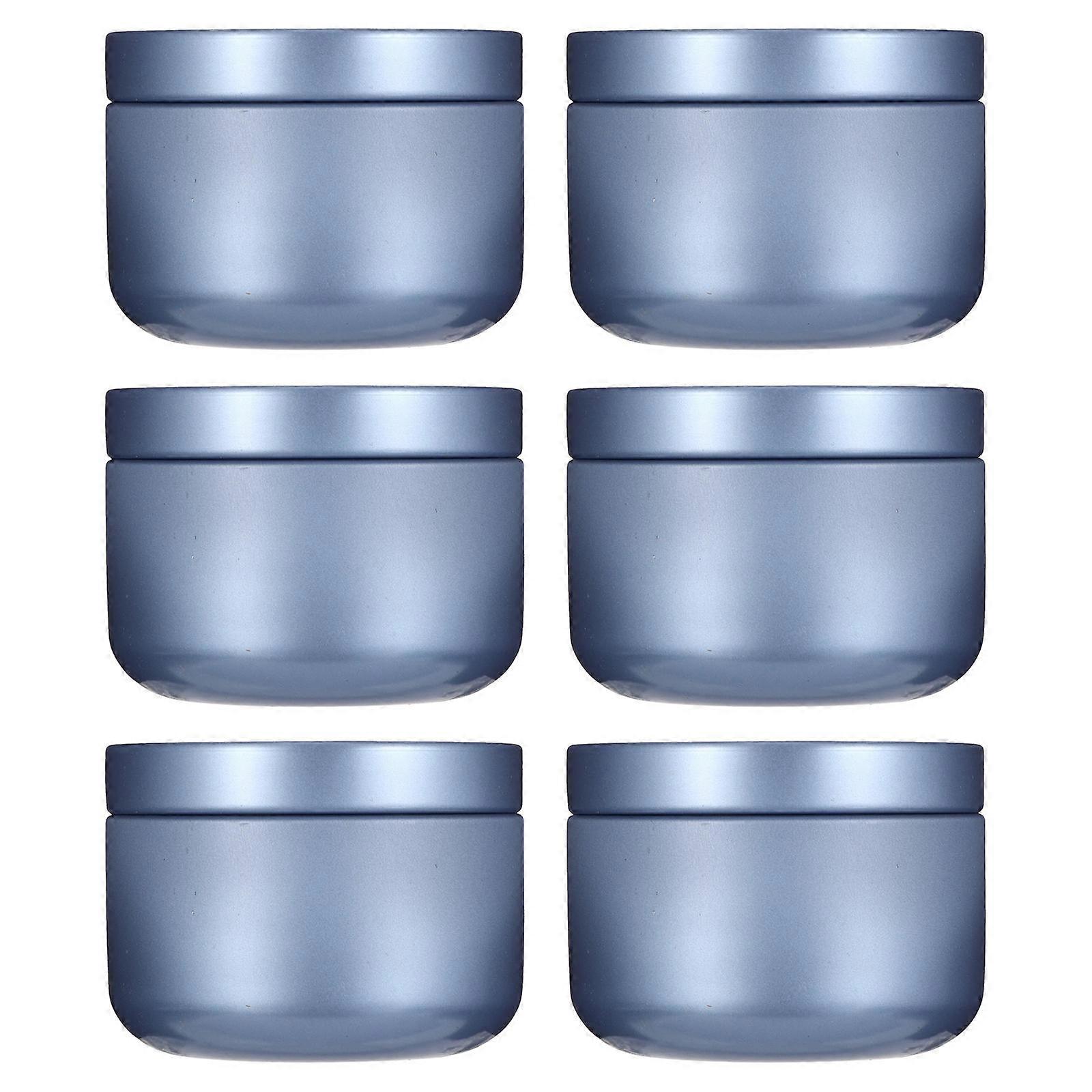 Tea Sealed Cans Universal Round Tinplate Jars for Tea Storage 20Pcs