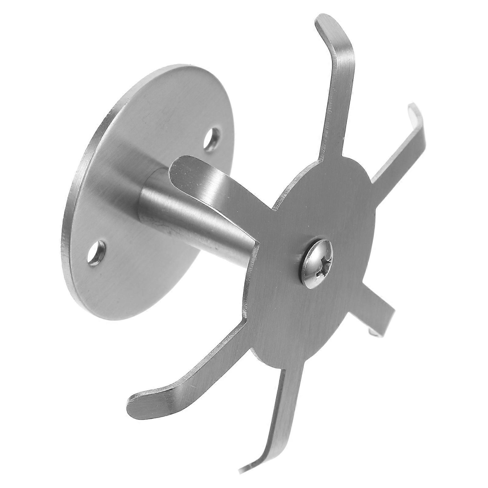 Kitchen Hooks Stainless Steel Rotating Utensil Hanger 5Pcs Pack