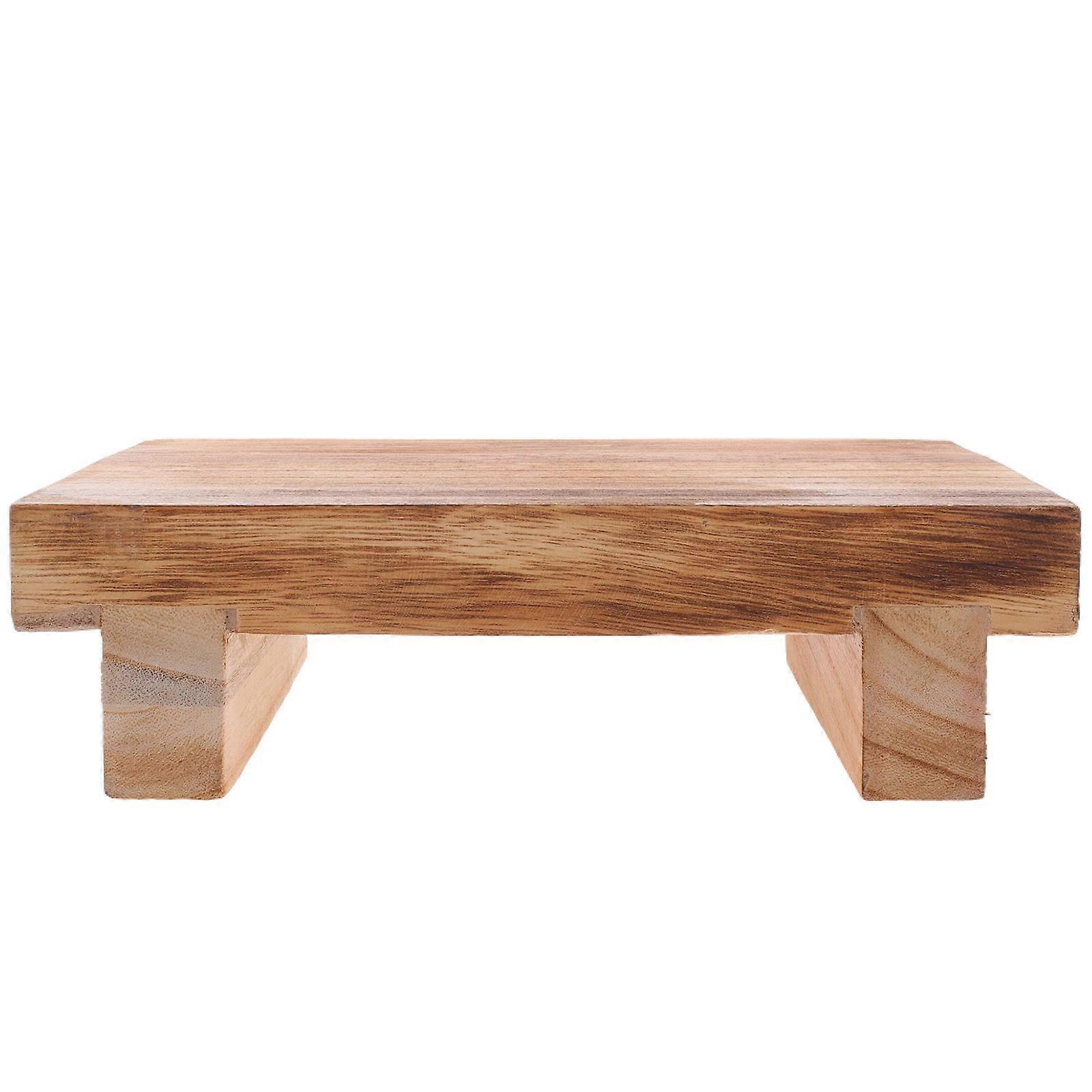 Wooden Footstool Small Foot Rest for Couch Use 4Pcs for Everyday