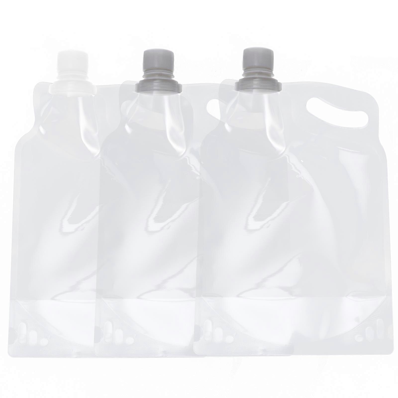 21 Pcs Portable Water Pouch Emergency Water Jug For Sports People 31.5x20 Cm Assorted Color Drinking Solution