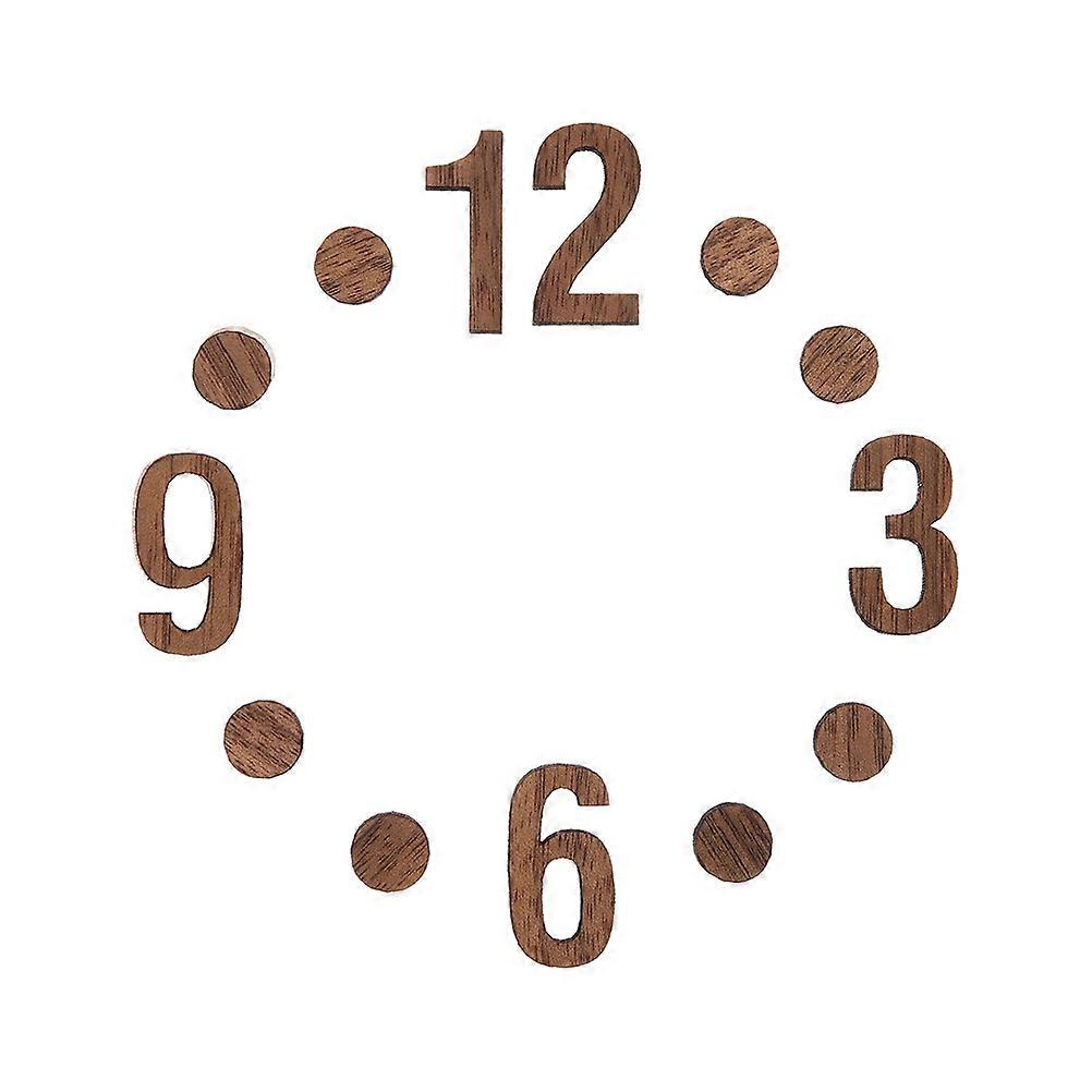 Wooden DIY Clock Roman Numeral Replacement Kit for Wall Clock 1Set