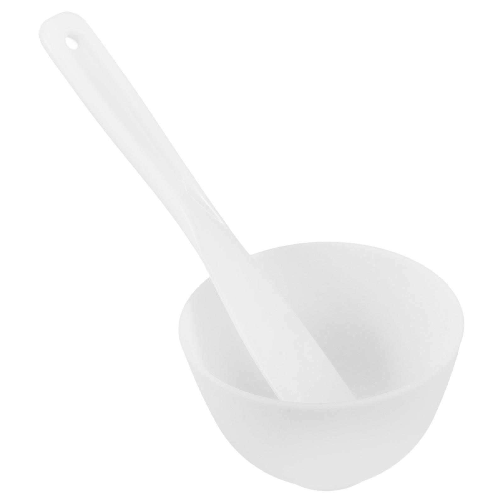 DIY Face Mask Mixing Tool Set for Makeup 1Set Silicone Bowl and Spatula
